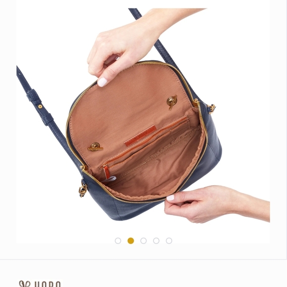 NWOT HOBO Fern Satchel Sapphire - Picture 4 of 6